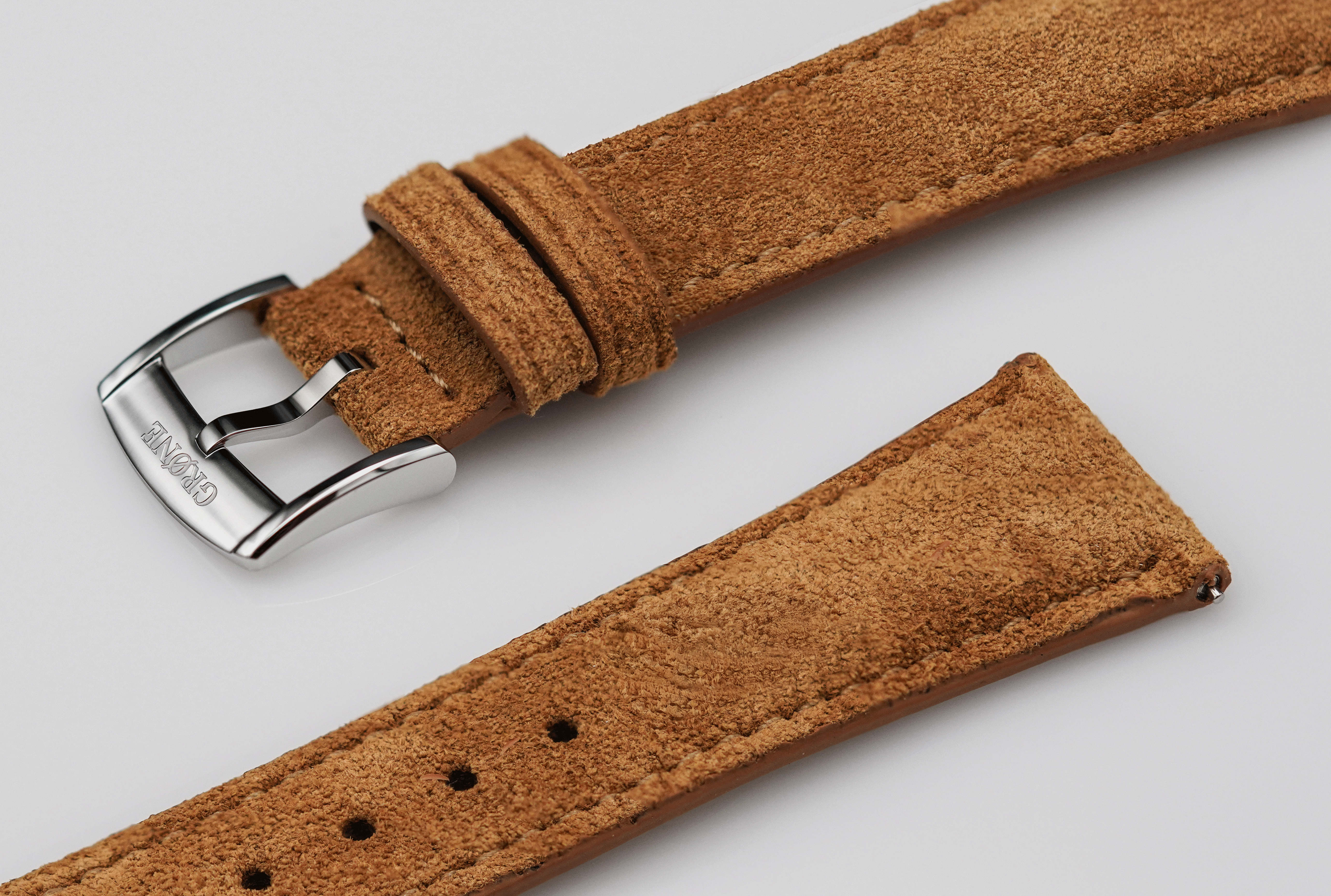 Manueel One Strap - Brown and Grey